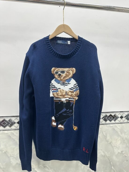 Polo Ralph Lauren Sweaters - Polo Ralph Lauren Sunglasses Golf Polo Bear Crewneck Knit Sweater
